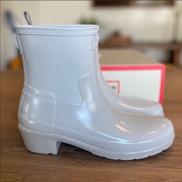 New w/box Hunter low heel boots women’s size 8 - Picture 2 of 8
